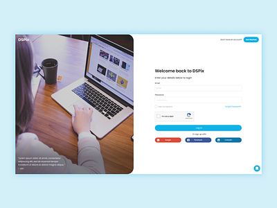 Login Page for a Business Web Dashboard UI Design login page login page inspiration registration page ui design ux