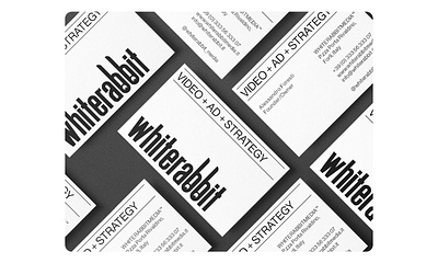 Whiterabbit Media • Brand Identity + Art Direction agency art direction brand identity branding concept creative creativedesign design graphic illustration logo media minimal modern whiterabbit