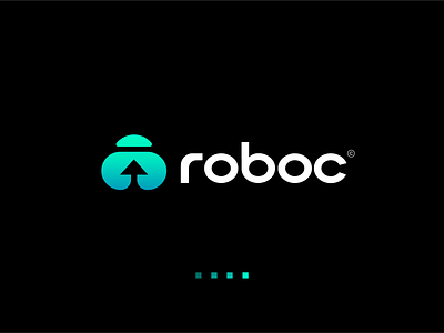 Robot logo arrow logo artificial intelligence artificialintelligence bot branding character chatbot deep learning logo logo design machine learning mascot robot robotics software technology