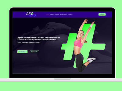 AkoAko Subscription site figma graphic design ui ui ux web design wordpress