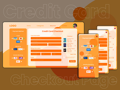 #DailyUI 002 Credit Card Checkout Page Design credit card credit card checkout page credit card landing page credit card page graphic design landing page payment landing page payment page payment ui payment ux ui ui design ui ux uiux ux design uxui