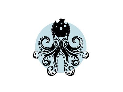 Octopus Logo animal logo art branding design graphic design illustration illustrator logo logo design symbol vector