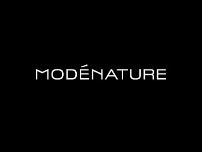 MODÉNATURE logo logotype type wordmark