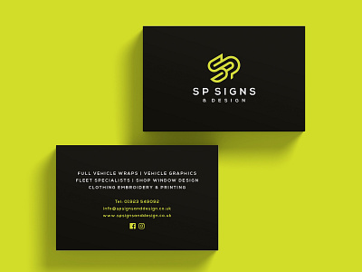 SP Signs & Design // Business Cards branding creative design graphic design logo