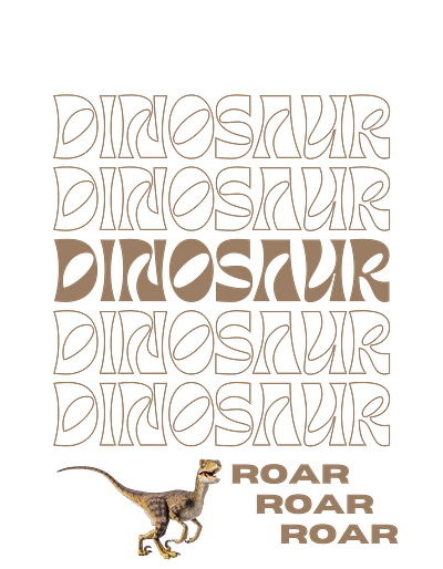 Dinosaur Roar design dinosaur graphic design merch