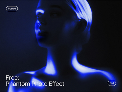 Phantom Photo Effect blue blur blurry creepy dark download effect filter free freebie gloom mist mystery night photo photoshop pixelbuddha psd smoke