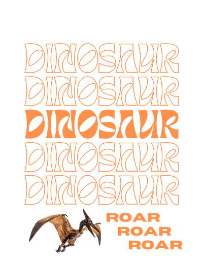 Dinosaur Roar design dinosaur graphic design merch