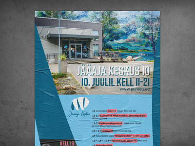 Jääaja Keskus 10 poster design graphic design poster print