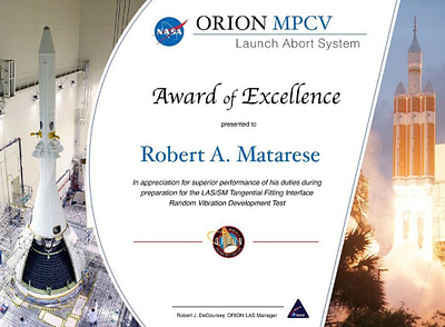 NASA Certificate Design