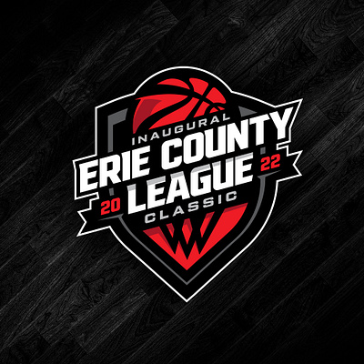 Erie Country League Classic // Basketball Tournament Logo basketball branding erie logo sports sports logo tournament