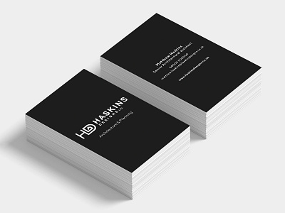 Haskins Designs // Business Card Design branding creative design graphic design logo