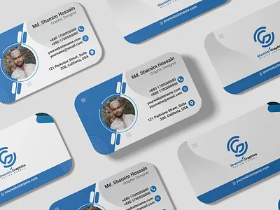 Corporate Business Card branding business business card card corporate design graphic design graphics design minimal minimal business card shamimgraphic shamimgraphics simple business card