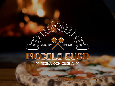 #94 Piccolo Buco Pizzeria brand identity branding daily 100 daily 100 challenge design graphic design italian brand italy logo logo design logo identity minimal pizza pizza logo pizzeria rebrand rebranding