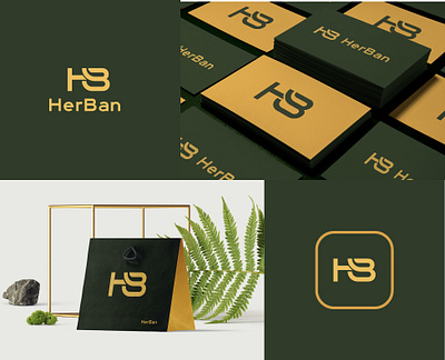 HB Logo Mark Design behance branding creative design dribbble graphic design hb hb logo herban logo lettering letters logo logo design logo mark logos mark minimal portfolio symbol vector