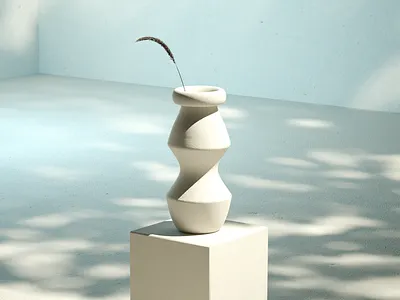 Vases' Stills— Furniture Shop animation art branding c4d calm design furniture house illustration interior life living motion octane shadows slow sunlight ui vase web