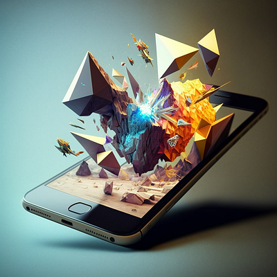 2&3D PHONE app design graphic design ui ux