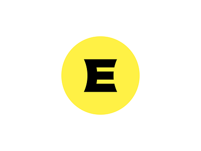 Euce black branding design logo logo design tennis tennis ball yellow