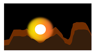 A simple Illustration branding business company design graphic design hill illustration moon vector