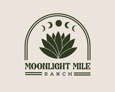Moonlight Mile Ranch Alt Logo brand brand identity branding chad pinckney design graphic design icon illustrator logo logos malibu pinckney ranch