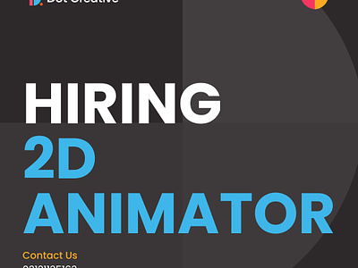 Hiring 2D animator 2d animations 3d motion graphics