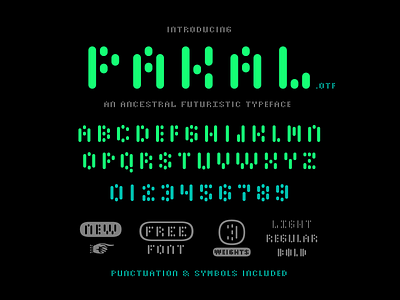 NEW FREE FONT "PAKAL" TYPEFACE design elevatocontrasto font free letters pakal type typedesign typeface typography