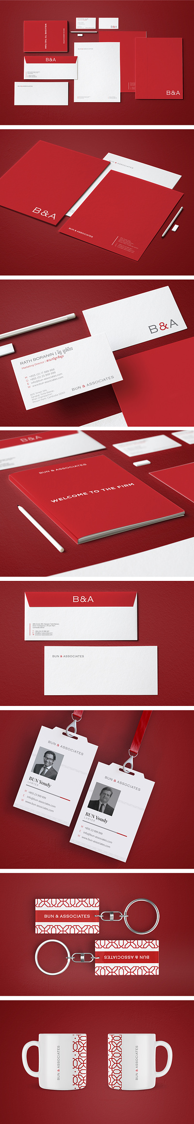 Bun & Associates Law Firm | Rebranding brand identity branding clean freelance law minimal simple stationery