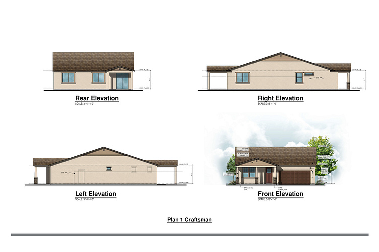 2D Residential Design Review Rendering by Jennifer Reed on Dribbble