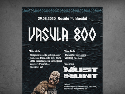 Vasula 800 poster design graphic design poster print