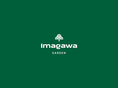 Imagawa Garden - Brand identity brand brand identity condominium garden green house logo logotype tree