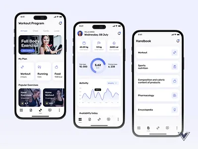Fitness / Workout App android animation app branding fitness gym ios product ui workout