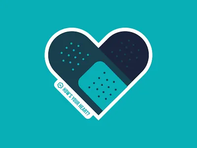 How's Your Heart? bandaid booster healing heart lifeway love sticker youth ministry