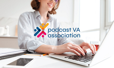 Podcast VA Association | Brand Identity branding design graphic design logo typography