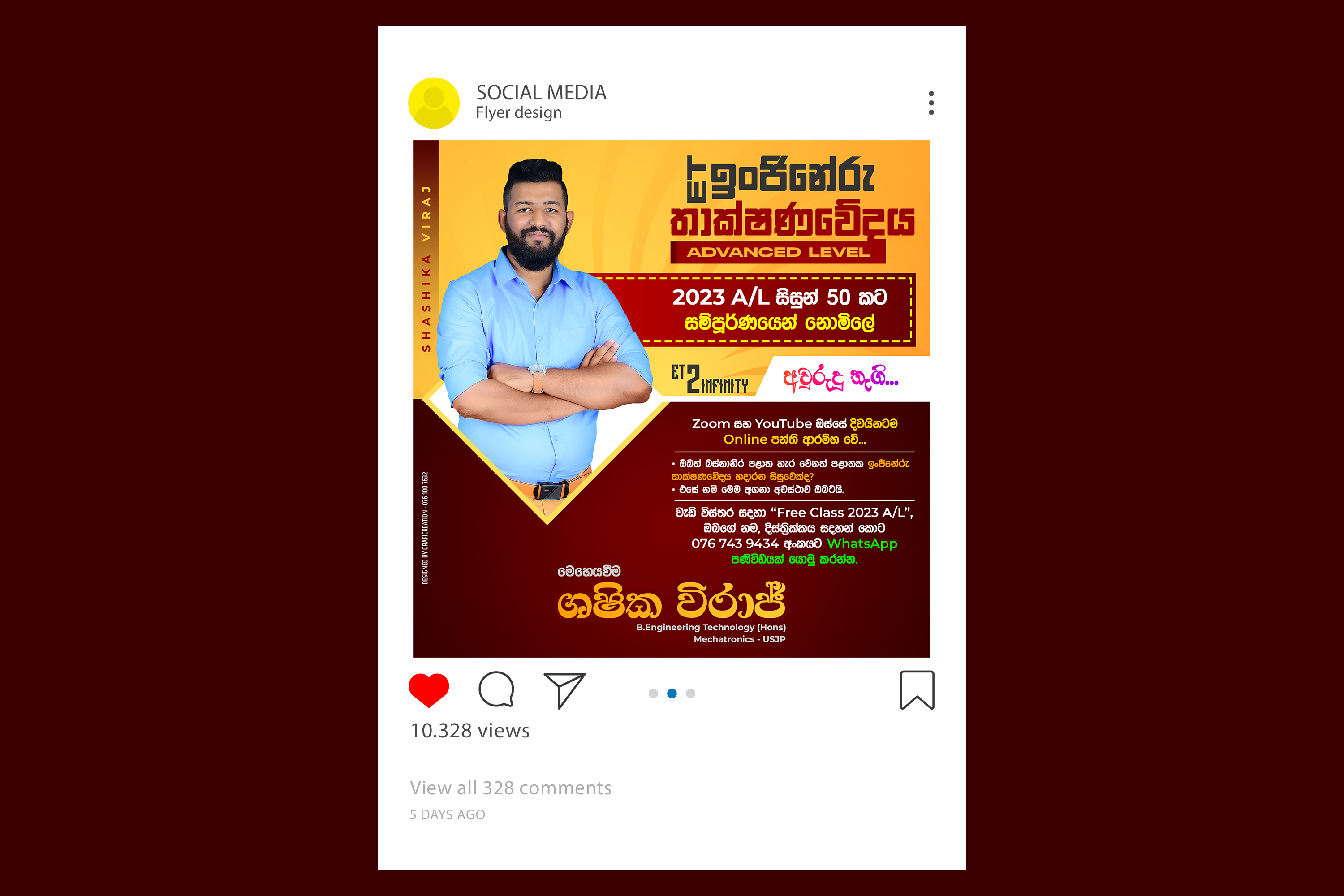 SOCIAL MEDIA FLYER DESIGN Shashika Viraj Liyanwalage By Sachith ...