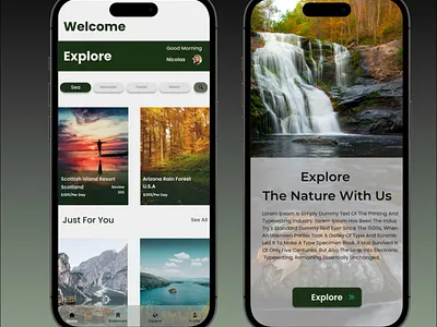Travel app design app design mobile interface branding design graphic design ui ui ux design ux web
