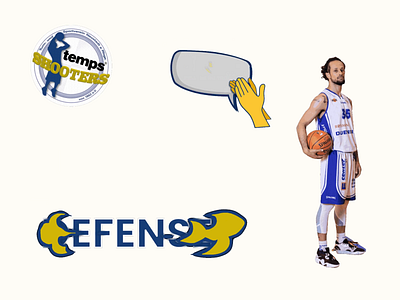Gif Sticker for basketball 2d animation adobe illustrator after effects animation branding design illustration logo motion graphics