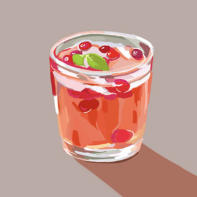 Cocktails illustration branding food illustration illustration photoshop procreate