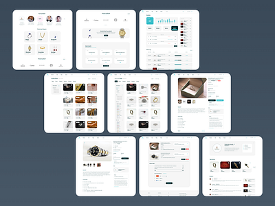 GemConnects Website UIUX Design ad blue cards checkout diamond gallery ice jewelry landing listing listings luxury page post product ring screen statistics stats watch