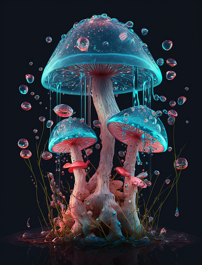 Mushrooms design graphic design illustration