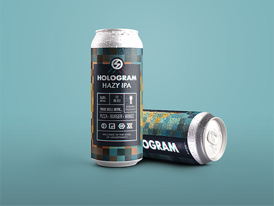 Hologram Beer Label