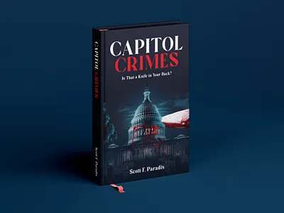 CAPITOL CRIMES Book Cover branding cover book cover design depression design flat illustration logo ui vector