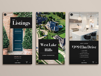 Real Estate Listing Instagram Stories design graphic design home listing instagram instagram post instagram story instagram story post real estate real estate listing real estate marketing social media design