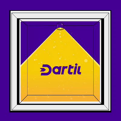 Dartil.com website opening motion 2d animation branding design motion design motion graphics