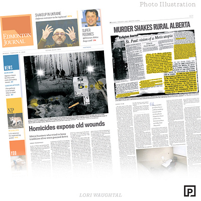 Edmonton Journal — Photo Illustration design editorial design editorial illustration editorial layout graphic artist graphic design graphic editor graphics editor illustration newspaper illustration photo illustration