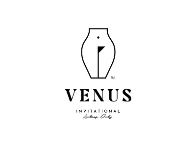 Venus Invitational amphora ball beauty belly body female flag golf hips invitational ladies lady logo outline sports vase venus woman women
