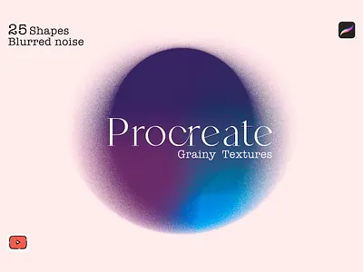 25 Grainy Stamps for Procreate art artwork cartoon design digital digital art digital illustration drawing graphic graphic design graphicdesign illustration line logo logo design logos painting procreate redesign sketch