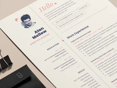 Trendy Resume clean resume cover letter creative resume curriculum vitae cv cv design cv template free cv free cv template free resume free resume template modern cv modern resume professional resume resume resume design resume template