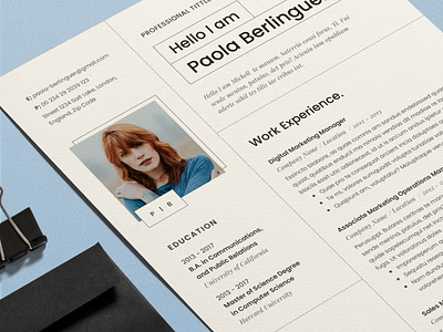 Minimal Resume clean resume cover letter creative resume curriculum vitae cv cv design cv template free cv free cv template free resume free resume template modern cv modern resume professional resume resume resume design resume template