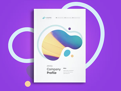 Company Profile 2023 agency annual brand brand design brand identity branding design brochure business company corporate flyer identity indesign layout magazine marketing minimalism minimalist portfolio template