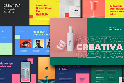 Creativa - Modern Style Powerpoint Template abstract annual business clean corporate download google slides keynote pitch pitch deck powerpoint powerpoint template pptx presentation presentation template professional slides template ui web