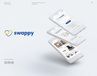 Barter App brand clean design mockup project ui ui kit ux